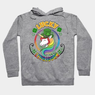 St Patrick's Design For Kids Lucky Lepricorn Hoodie